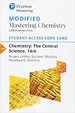 Modified Mastering Chemistry with Pearson Etext--Standalone Access Card--For Chemistry: The Central Science 14th