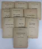The Decasseres Books, Set #1-9 and 11 Exhibitionism; the Individual Against Moloch; Black Suns; the Eternal Return; the Eighth Heaven; Jules De Gaultier and Larochefoucauld; the Elect and the Damned; Saint Tantalus; the Adventures of an Exile; Broken...
