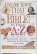 I Never Knew That Was in the Bible (a to Z Series)