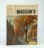 Maclean's-Canada's National Magazine, October (Oct. ) 11, 1958-Memoirs of a.Y. Jackson / Herman Geiger-Torel / Soapy Smith