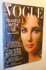 Vogue Magazine (Us) 15 April 1971-Gorgeous Elizabeth Taylor Cover Photo