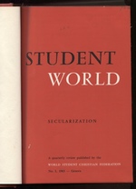 Student World Magazine 1963-1969 a Quarterly Review