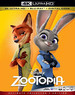 Zootopia [Blu-Ray] 4k Ultra Hd/ Digital Code