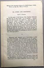 Form and Existence, Offprint From 1955