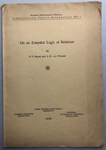 On an Extended Logic of Relations