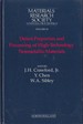 Defect Properties and Processing of High-Technology Nonmetallic Materials