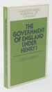 The Government of England Under Henry I