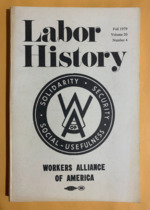 Labor History: Volume 20, Number 4, Fall 1979