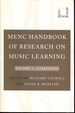 Menc Handbook of Research on Music Learning: Volume 1: Strategies