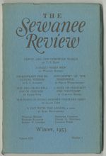The Sewanee Review-Volume Lxi, Number 1, January-March, 1953