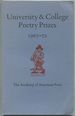 University & College Poetry Prizes 1967-72, in Memory of Loring Williams