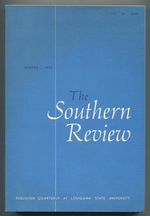 The Southern Review-Volume VIII, New Series, January, 1972, Number I.