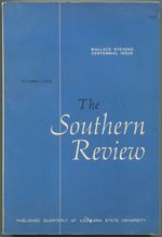 The Southern Review  Volume 15, Number 4, October 1979