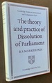 The Theory and Practice of Dissolution of Parliament: a Comparative Study With Special Reference to the United Kingdom and Greek Experience