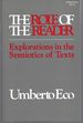 The Role of the Reader: Explorations in the Semiotics of Texts (Advances in Semiotics)