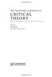 The Cambridge Companion to Critical Theory (Cambridge Companions to Philosophy)