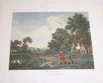 Shooting. Plate Iid...Later Printing of the Color Engraving..