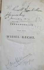 Verhandeling Van Het Wissel-Recht