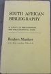 South African Bibliography: a Survey of Bibliographies and Bibliographical Work (New Librarianship)