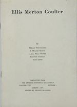 Ellis Merton Coulter. Edited By Phinizy Spalding
