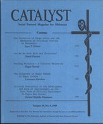 Catalyst: Social Pastoral Magazine for Melanesia, Volume 19, Number 4