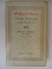 War Poems and Others: a Selection