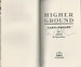 Higher Ground: a Novel in Three Parts
