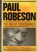 Paul Robeson: the Great Forerunner