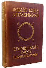 Robert Louis Stevenson's Edinburgh Days