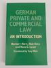 German Private and Commercial Law: an Introduction