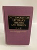 Dictionary of Literary Themes and Motifs L-Z