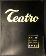 Teatro, Revista Internacional De La Escena, Num. 16, Maya-Junio-Julio-Agosto 1955