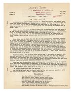 Astra's Tower. Volume 1 Number 3. July 1949