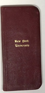 Students' Hand-Book of New York City [Boroughs of Manhattan and Bronx] 1907-1908; New York University