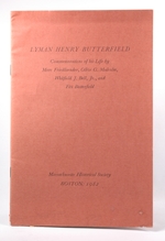 Lyman Henry Butterfield: Commemorations of His Life By Marc Friedlaender, Olive G Malcolm, Whitfield J. Bell, Fox Butterfield