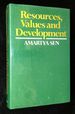 Resources, Values and Development