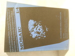 Mosaic, a Journal for the Comparative Study of Literature and Ideas. Vol. I, No. 4. July 1968