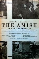 Little Known Facts About the Amish and the Mennonites