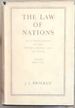 The Law of Nations; an Introduction to the International Law of Peace
