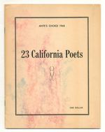 Ante's Choice 1968: 23 California Poets