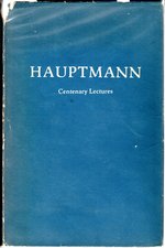 Hauptmann Centenary Lectures (Volume 6)