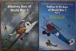 [Lot of 2] Osprey Aircraft of the Aces: Includes #32-Albatros Aces of World War 1; #53-Fokker D VII Aces of World War 1, Part 1