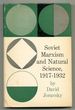 Soviet Marxism and Natural Science, 1917-1932