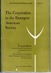 The Corporation in the Emergent American Society (Ford Distinguished Lectures, Volume IV)