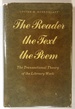 The Reader the Text the Poem: the Transactional Theory of the Literary Work [Buy It! ]