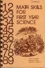 Math Skills for First Year Science