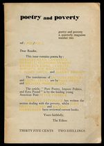 Poetry and Poverty  No. Two