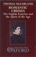 Romantic Cruxes: the English Essayists and the Spirit of the Age