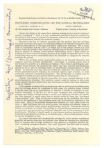 [Offprint]: Privileged Communication and the Clinical Psychologist