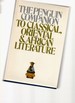 The Penguin Companion to Classical, Oriental & African Literature